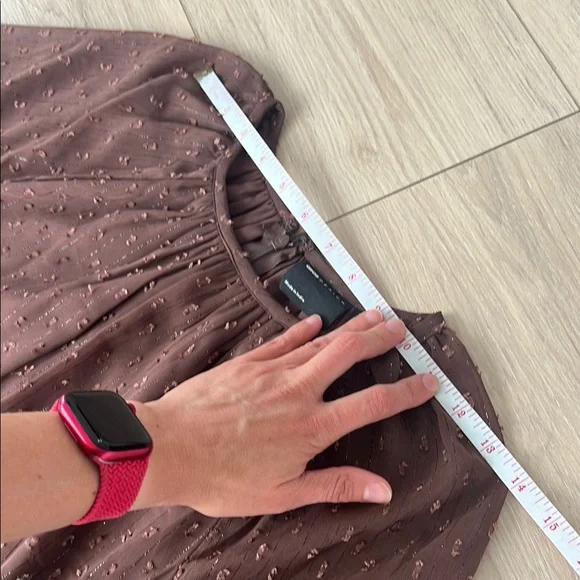 ASOS Brown Long Sleeve Dress - Picture 9 of 15